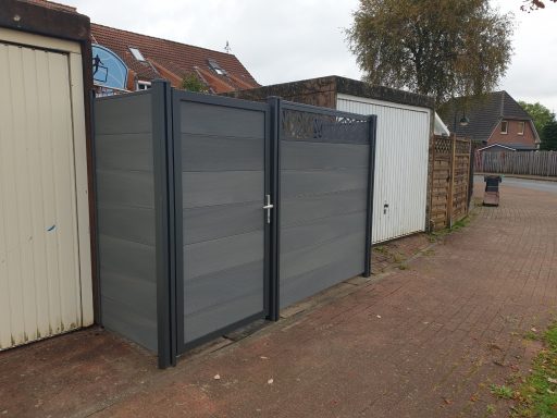 WPC Zaun, Sichtschutzzaun, Sichtschutztür